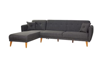 Gjoni Bäddsoffa med Divan Vänster - Grå - Möbler - Vardagsrum - Bäddsoffor