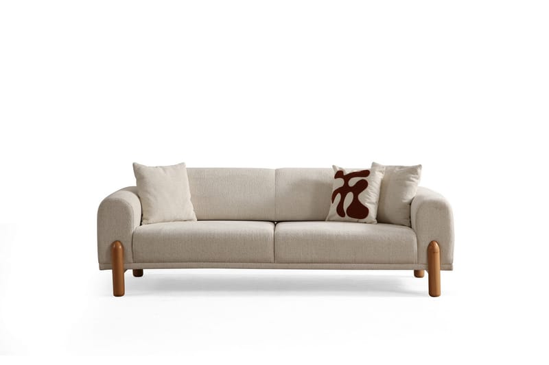 Godiva Bäddsoffa 3-sits - Cream - Möbler - Vardagsrum - Bäddsoffor - 3-sits bäddsoffa