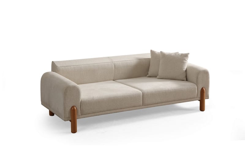 Godiva Bäddsoffa 3-sits - Cream - Möbler - Vardagsrum - Bäddsoffor - 3-sits bäddsoffa