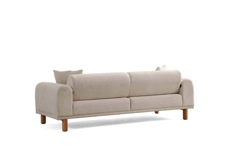 Godiva Bäddsoffa 3-sits - Cream - Möbler - Vardagsrum - Bäddsoffor - 3-sits bäddsoffa