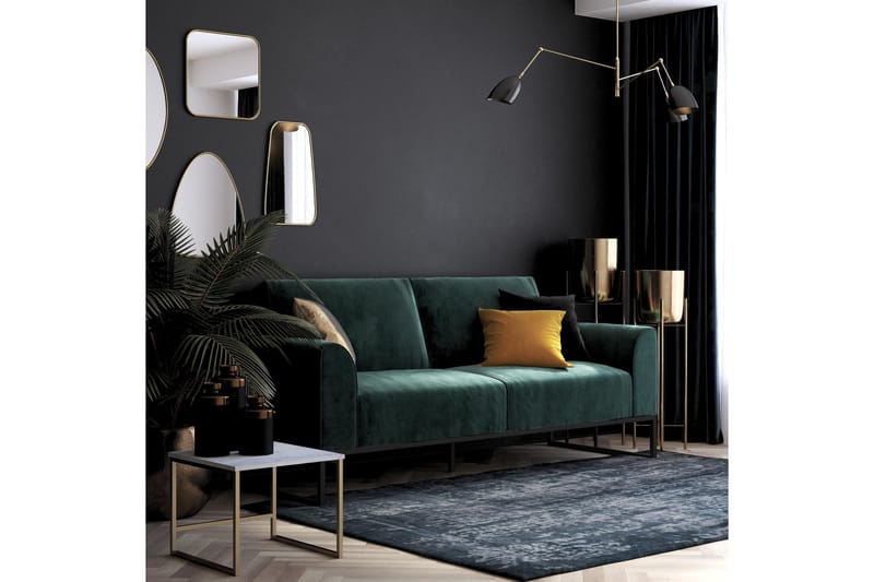 Gonxhe Bäddsoffa - Grön - Möbler - Vardagsrum - Bäddsoffor