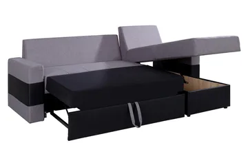Gordia Divanbäddsoffa 234x82x156 cm - Grå - Möbler - Vardagsrum - Bäddsoffor