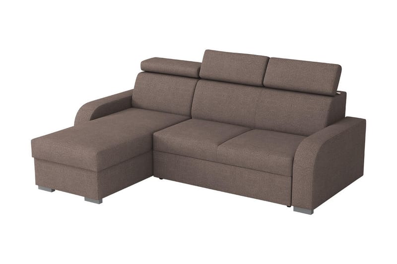 GRAVEL Divansoffa Vändbar Brun - Möbler - Vardagsrum - Bäddsoffor