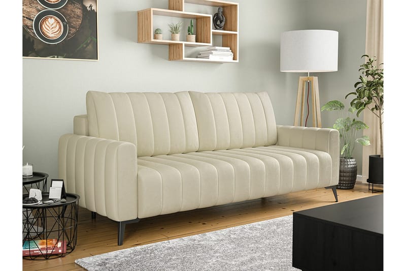 Graystone 2-sits Bäddsoffa Beige/Light beige - Möbler - Vardagsrum - Bäddsoffor