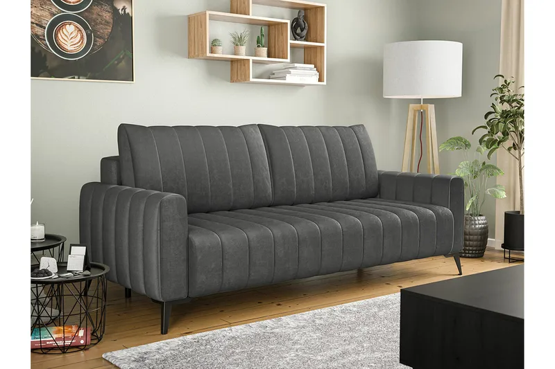 Graystone 2-sits Bäddsoffa Dark grey - Möbler - Vardagsrum - Bäddsoffor