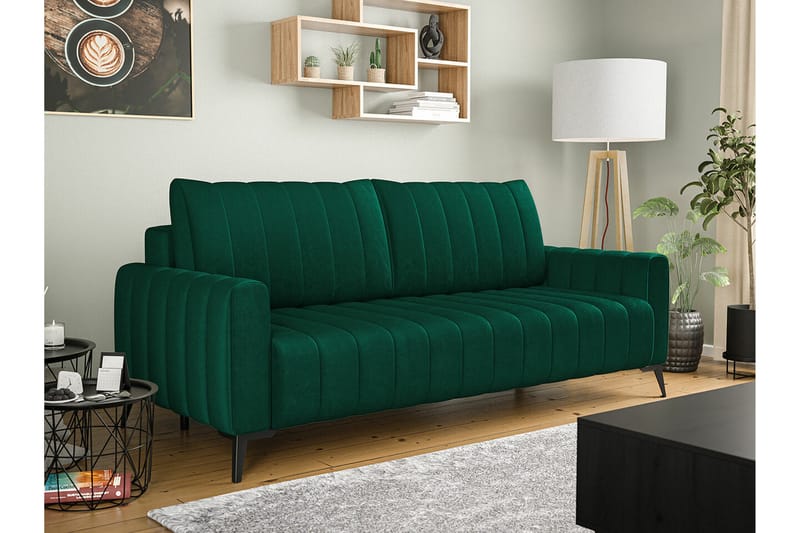 Graystone 2-sits Bäddsoffa Mörkgrön - Möbler - Vardagsrum - Bäddsoffor