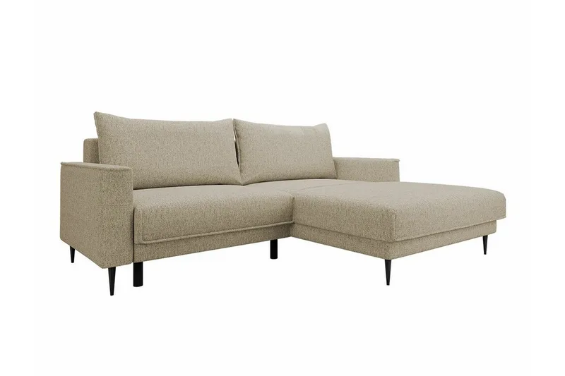 Graystone 2-sits Hörnbäddsoffa, Cream