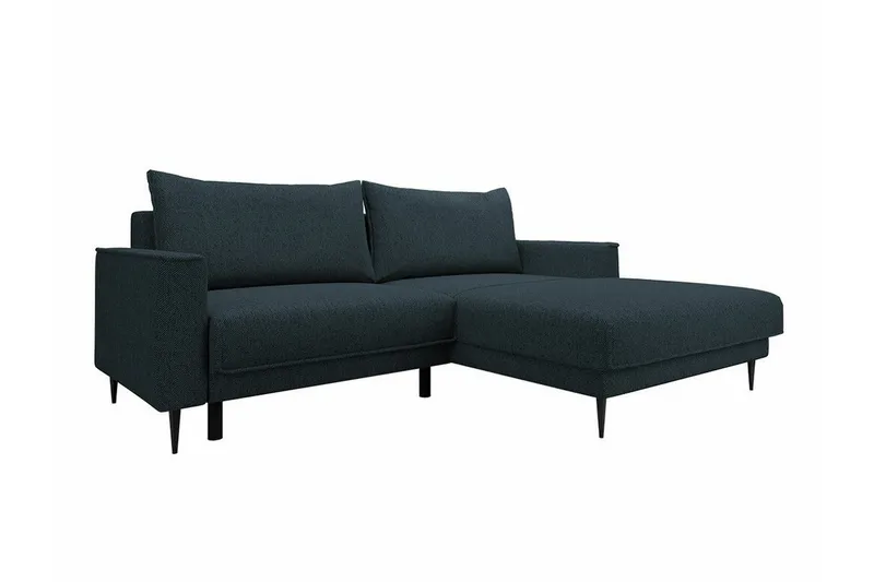 Graystone 2-sits Hörnbäddsoffa, Mörkblå