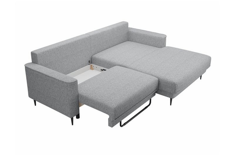 Graystone 2-sits Hörnbäddsoffa Mörkgrå - Möbler - Vardagsrum - Bäddsoffor