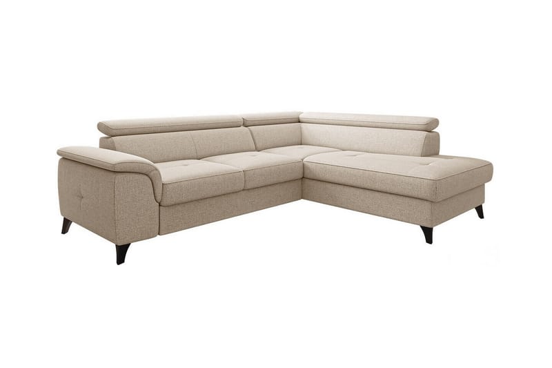 Graystone 3-sits Hörnbäddsoffa Beige - Möbler - Vardagsrum - Bäddsoffor
