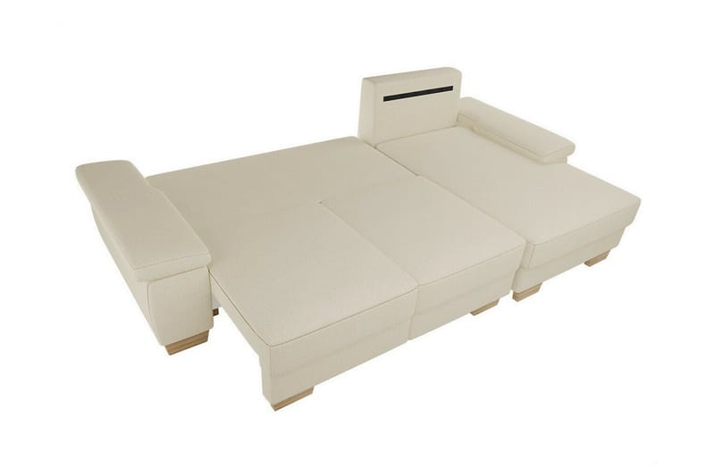 Graystone 3-sits Hörnbäddsoffa Beige - Möbler - Vardagsrum - Bäddsoffor - Hörnbäddsoffa