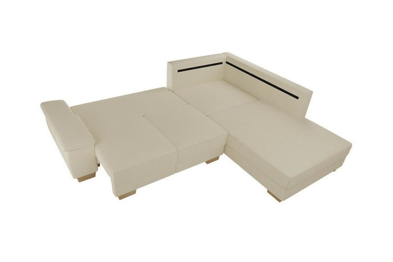 Graystone 3-sits Hörnbäddsoffa Beige - Möbler - Vardagsrum - Bäddsoffor - Hörnbäddsoffa