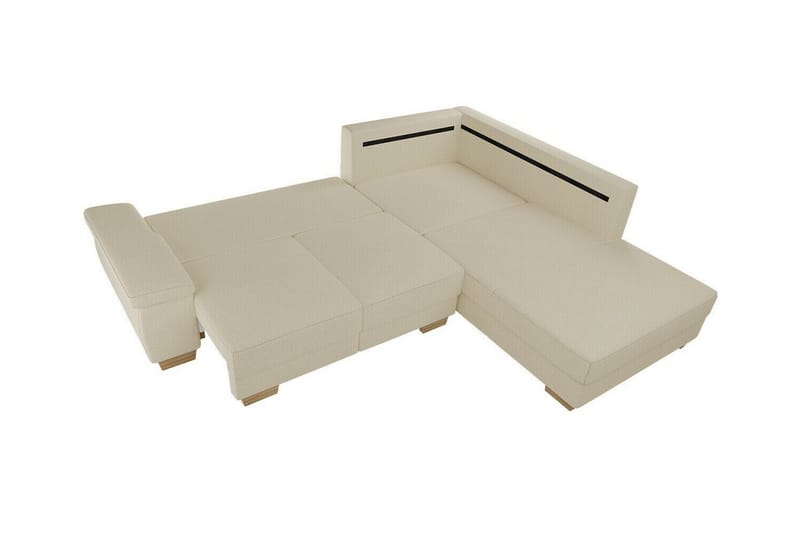 Graystone 3-sits Hörnbäddsoffa Beige - Möbler - Vardagsrum - Bäddsoffor - Hörnbäddsoffa
