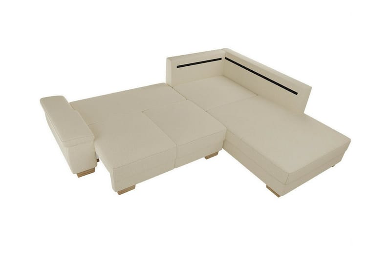 Graystone 3-sits Hörnbäddsoffa Beige - Möbler - Vardagsrum - Bäddsoffor - Hörnbäddsoffa