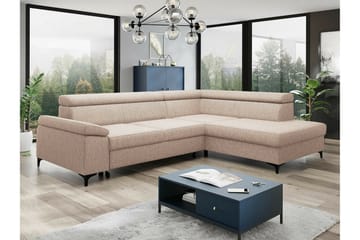 Graystone 3-sits Hörnbäddsoffa - Cream - Möbler - Vardagsrum - Bäddsoffor