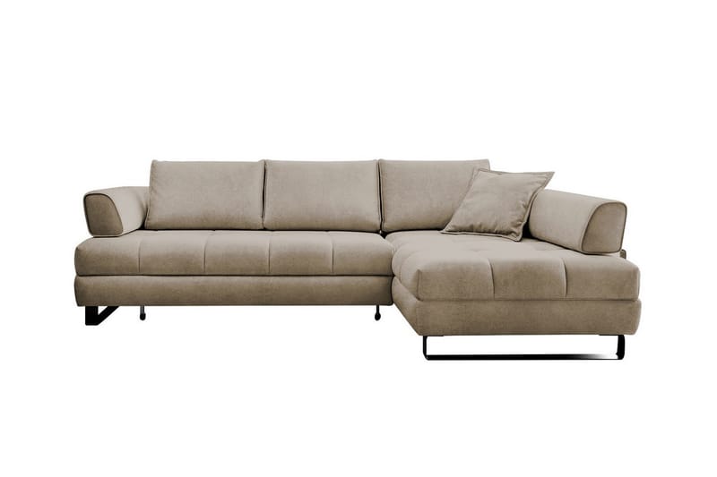 Graystone 3-sits Hörnbäddsoffa Cream - Möbler - Vardagsrum - Bäddsoffor - Hörnbäddsoffa