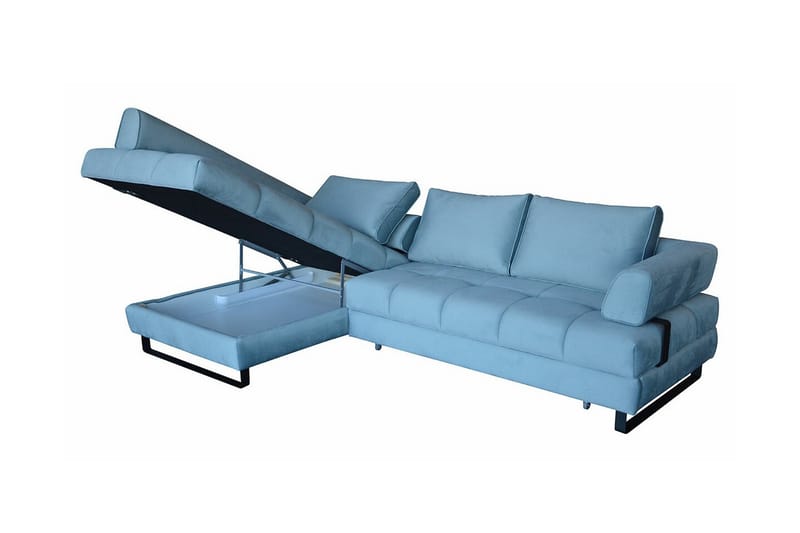 Graystone 3-sits Hörnbäddsoffa Cream - Möbler - Vardagsrum - Bäddsoffor - Hörnbäddsoffa