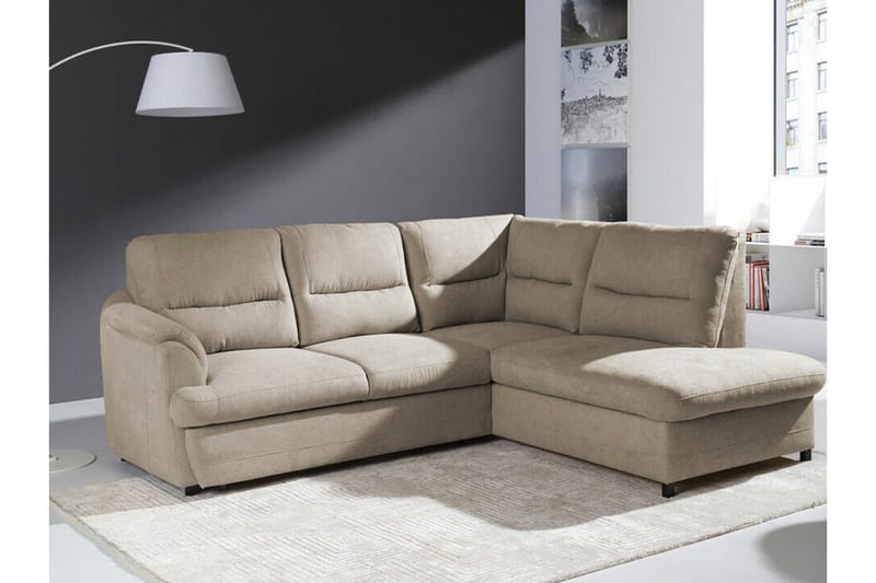 Graystone 3-sits Hörnbäddsoffa Cream - Möbler - Vardagsrum - Bäddsoffor - Hörnbäddsoffa