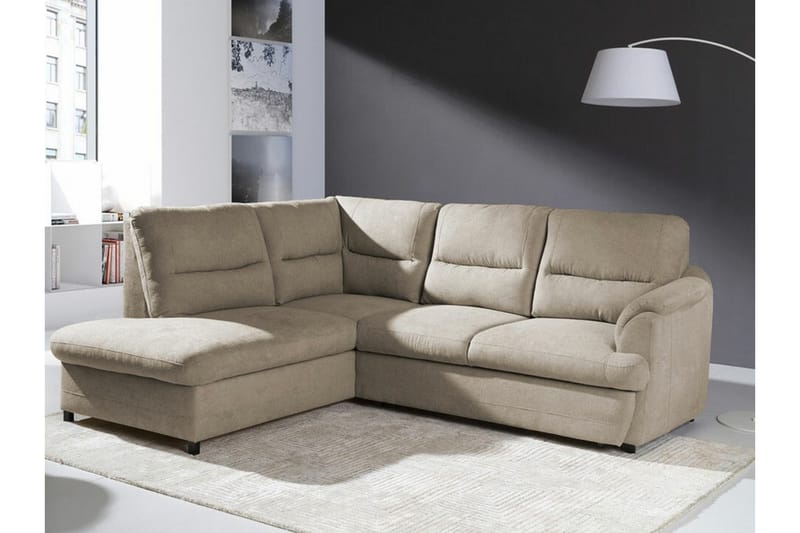Graystone 3-sits Hörnbäddsoffa Cream - Möbler - Vardagsrum - Bäddsoffor - Hörnbäddsoffa