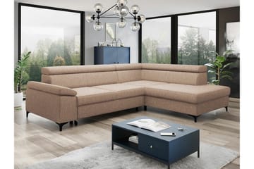 Graystone 3-sits Hörnbäddsoffa - Ljusbrun - Möbler - Vardagsrum - Bäddsoffor