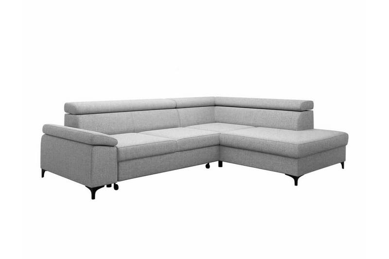 Graystone 3-sits Hörnbäddsoffa Ljusgrå - Möbler - Vardagsrum - Bäddsoffor - Hörnbäddsoffa