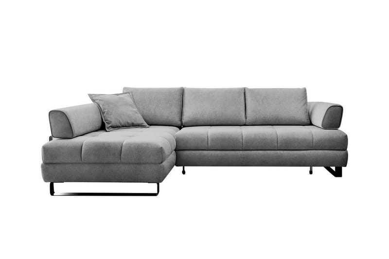 Graystone 3-sits Hörnbäddsoffa Ljusgrå - Möbler - Vardagsrum - Bäddsoffor - Hörnbäddsoffa