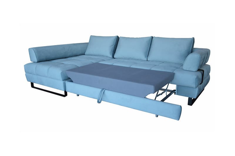 Graystone 3-sits Hörnbäddsoffa Ljusgrå - Möbler - Vardagsrum - Bäddsoffor - Hörnbäddsoffa