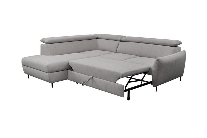 Graystone 3-sits Hörnbäddsoffa Ljusgrå - Möbler - Vardagsrum - Bäddsoffor - Hörnbäddsoffa