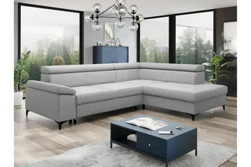 Graystone 3-sits Hörnbäddsoffa - Ljusgrå - Möbler - Vardagsrum - Bäddsoffor