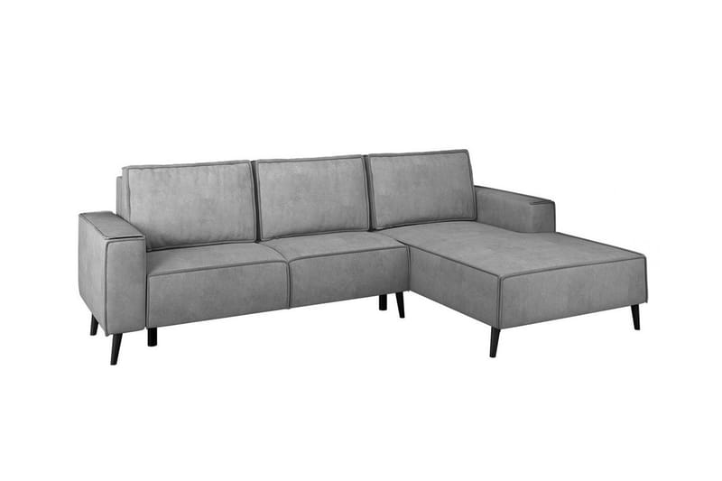 Graystone 3-sits Hörnbäddsoffa Ljusgrå/Mörkgrå - Möbler - Vardagsrum - Bäddsoffor - Hörnbäddsoffa