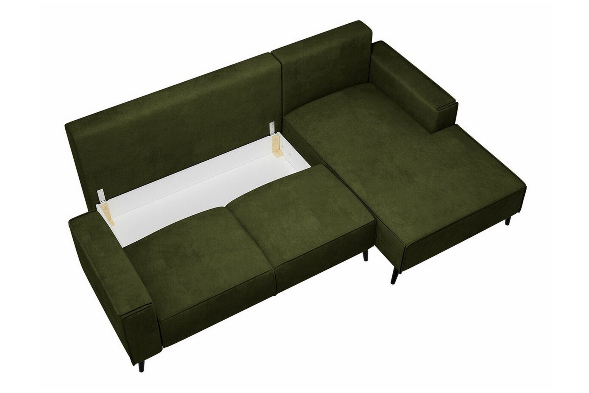 Graystone 3-sits Hörnbäddsoffa Mörk Orange - Möbler - Vardagsrum - Bäddsoffor - Hörnbäddsoffa