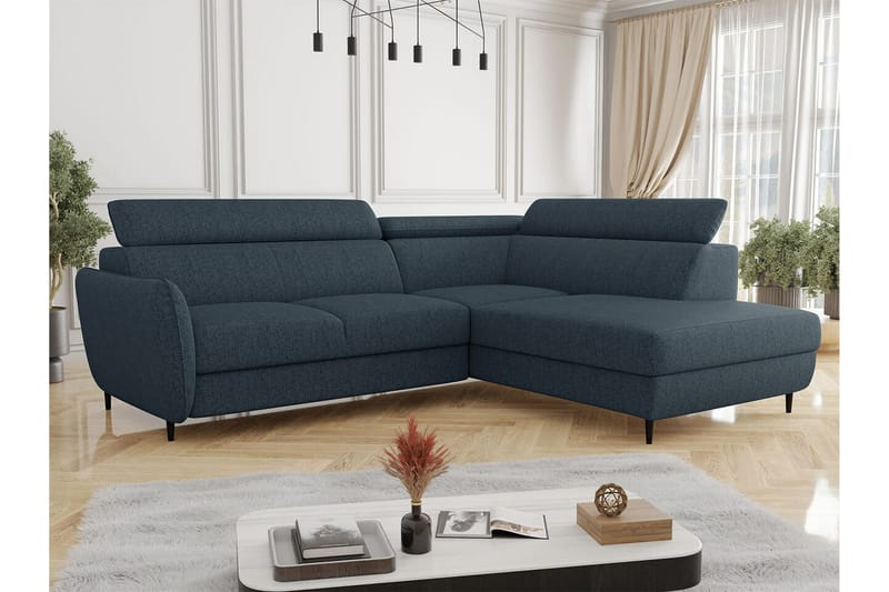 Graystone 3-sits Hörnbäddsoffa Mörkblå - Möbler - Vardagsrum - Bäddsoffor - Hörnbäddsoffa