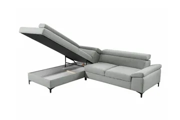 Graystone 3-sits Hörnbäddsoffa - Mörkgrå - Möbler - Vardagsrum - Bäddsoffor