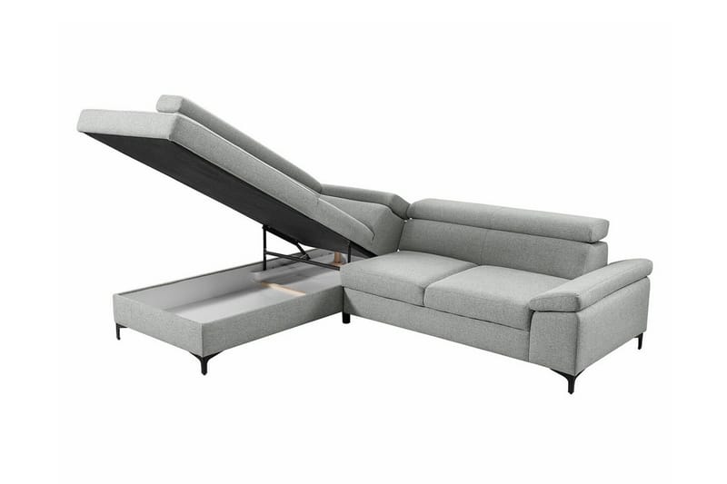 Graystone 3-sits Hörnbäddsoffa - Mörkgrå - Möbler - Vardagsrum - Bäddsoffor - Hörnbäddsoffa