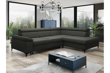 Graystone 3-sits Hörnbäddsoffa - Mörkgrå - Möbler - Vardagsrum - Bäddsoffor