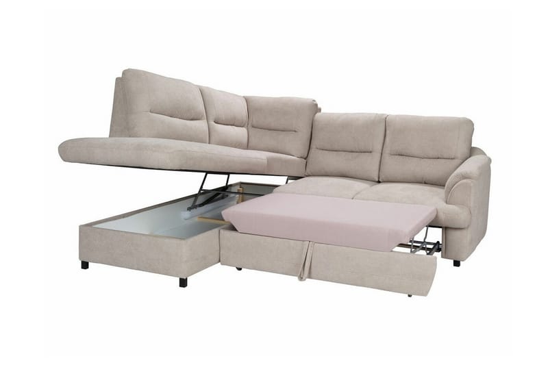 Graystone 3-sits Hörnbäddsoffa - Mörkgrå - Möbler - Vardagsrum - Bäddsoffor - Hörnbäddsoffa