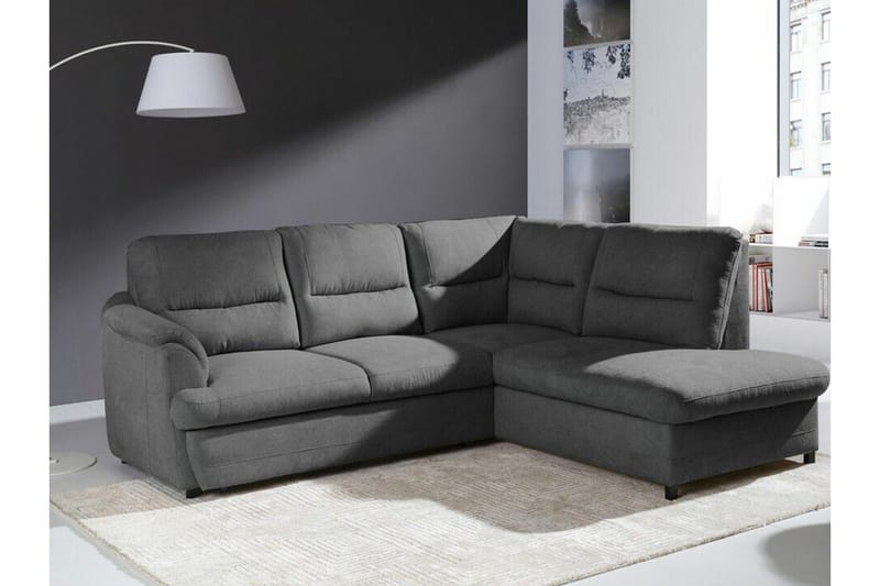 Graystone 3-sits Hörnbäddsoffa - Mörkgrå - Möbler - Vardagsrum - Bäddsoffor - Hörnbäddsoffa