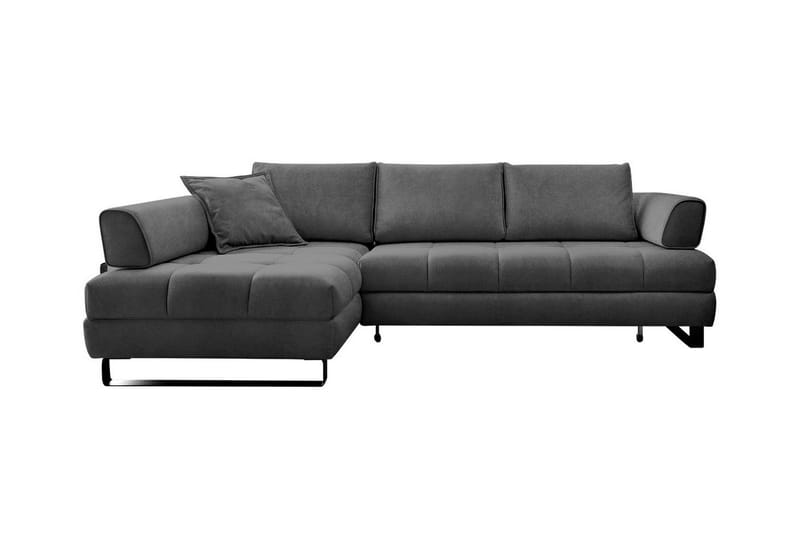 Graystone 3-sits Hörnbäddsoffa, Mörkgrå