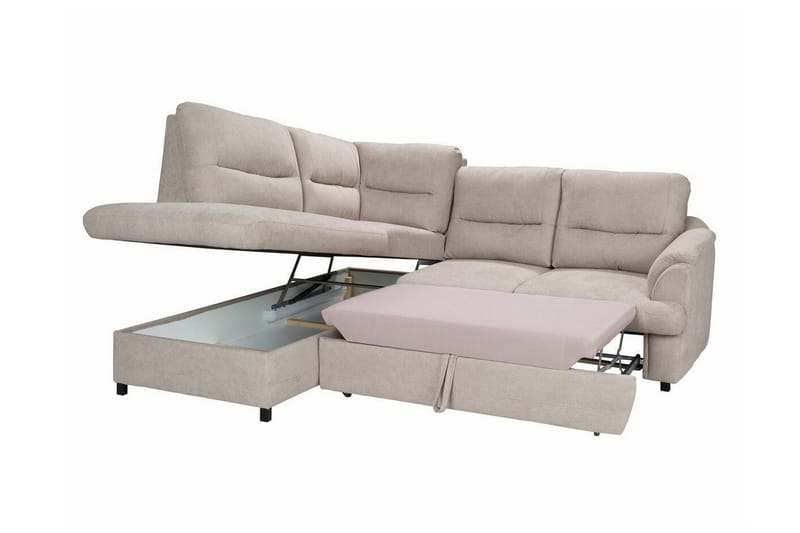 Graystone 3-sits Hörnbäddsoffa - Mörkgrå - Möbler - Vardagsrum - Bäddsoffor - Hörnbäddsoffa