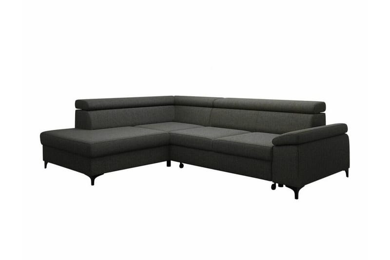 Graystone 3-sits Hörnbäddsoffa, Mörkgrå