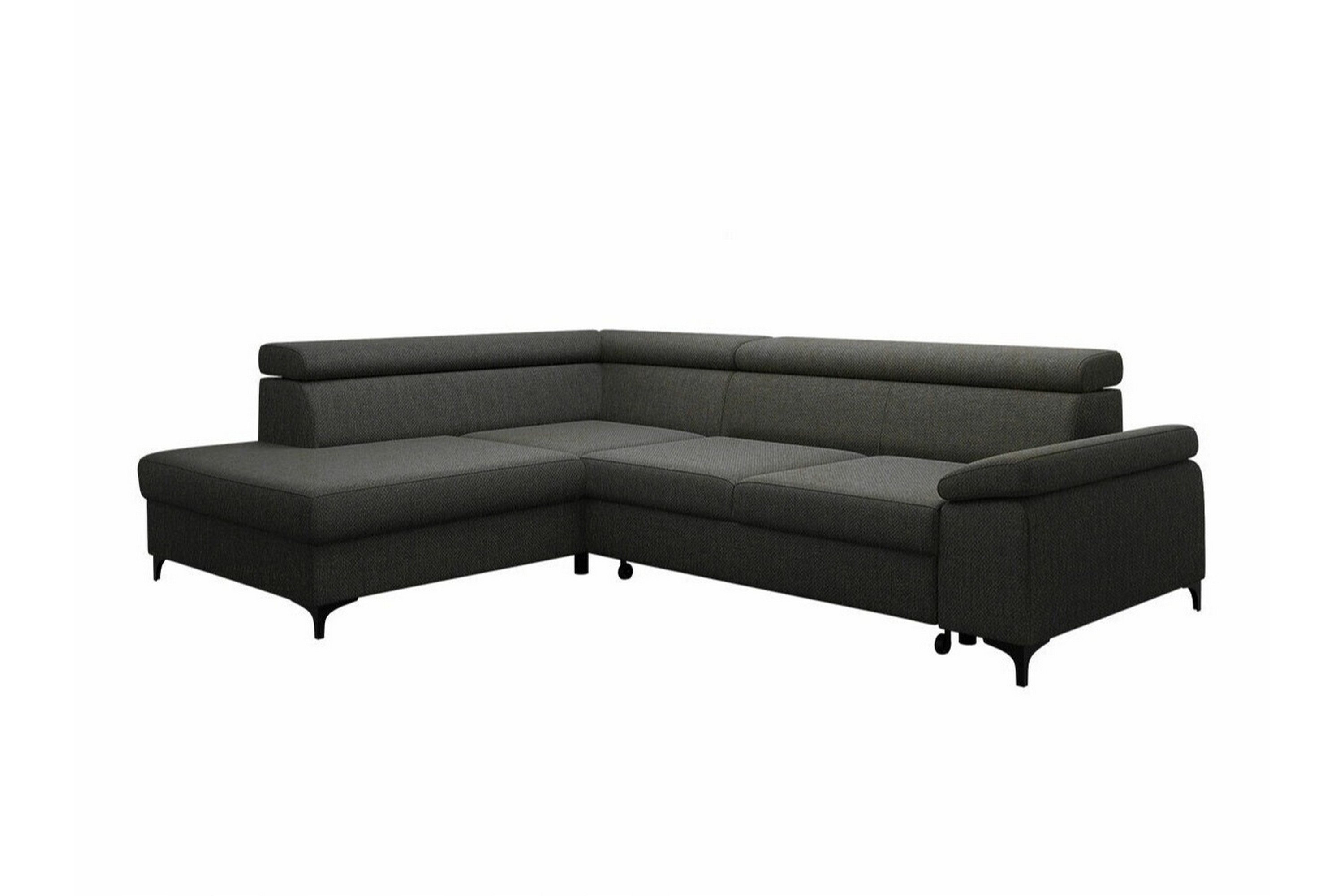 graystone 3-sits hörnbäddsoffa mörkgrå -