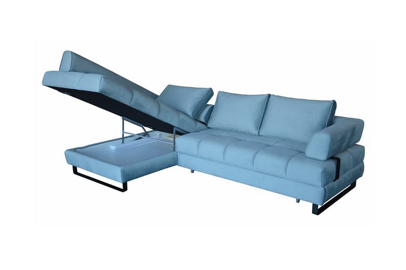 Graystone 3-sits Hörnbäddsoffa Mörkgrå - Möbler - Vardagsrum - Bäddsoffor - Hörnbäddsoffa