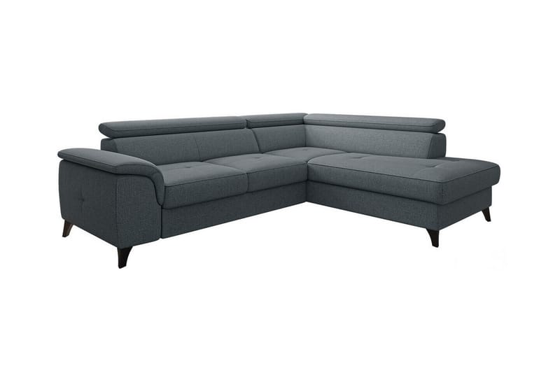 Graystone 3-sits Hörnbäddsoffa Mörkgrå - Möbler - Vardagsrum - Bäddsoffor - Hörnbäddsoffa