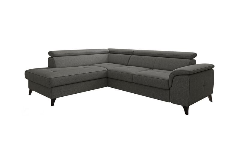 Graystone 3-sits Hörnbäddsoffa Mörkgrå - Möbler - Vardagsrum - Bäddsoffor - Hörnbäddsoffa