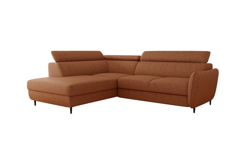 Graystone 3-sits Hörnbäddsoffa Orange - Möbler - Vardagsrum - Bäddsoffor
