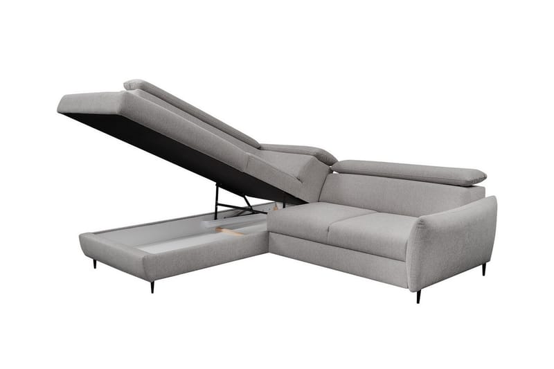 Graystone 3-sits Hörnbäddsoffa Orange/Brun - Möbler - Vardagsrum - Bäddsoffor - Hörnbäddsoffa