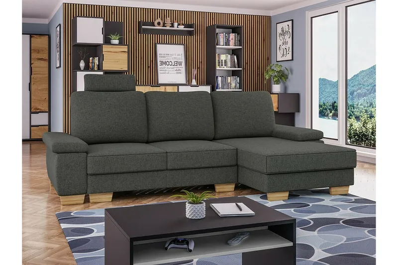 Graystone 3-sits Hörnbäddsoffa - Möbler - Vardagsrum - Bäddsoffor - Hörnbäddsoffa