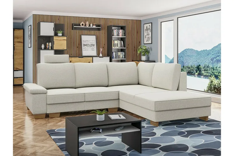Graystone 3-sits Hörnbäddsoffa - Möbler - Vardagsrum - Bäddsoffor - Hörnbäddsoffa