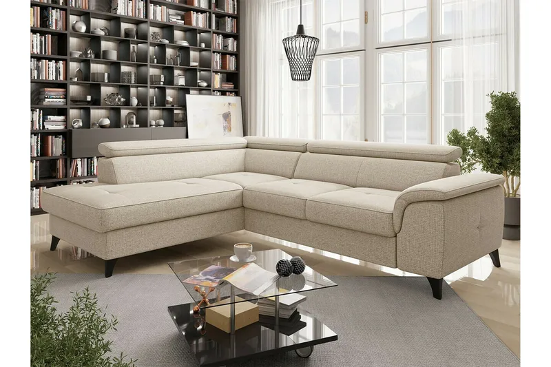 Graystone 3-sits Hörnbäddsoffa - Möbler - Vardagsrum - Bäddsoffor