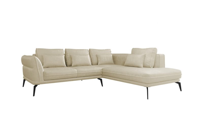 Graystone 4-sits Hörnbäddsoffa Beige - Möbler - Vardagsrum - Bäddsoffor - Hörnbäddsoffa